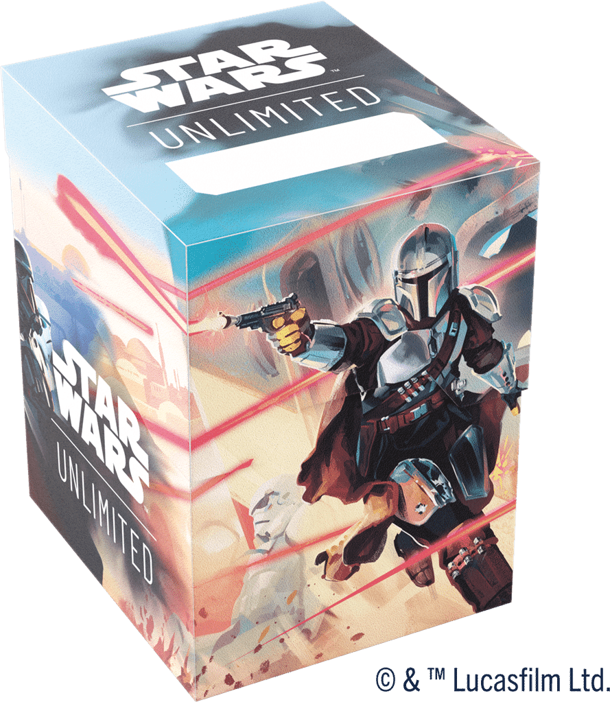 Découvrez le nouveau jeu de cartes à collectionner dans l'univers de Star Wars avec Deck box Mandalorien/Gideon