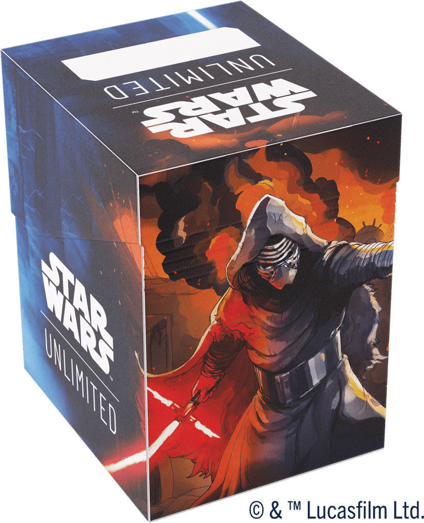 Découvrez le nouveau jeu de cartes à collectionner dans l'univers de Star Wars avec Deck box Rey/Kylo