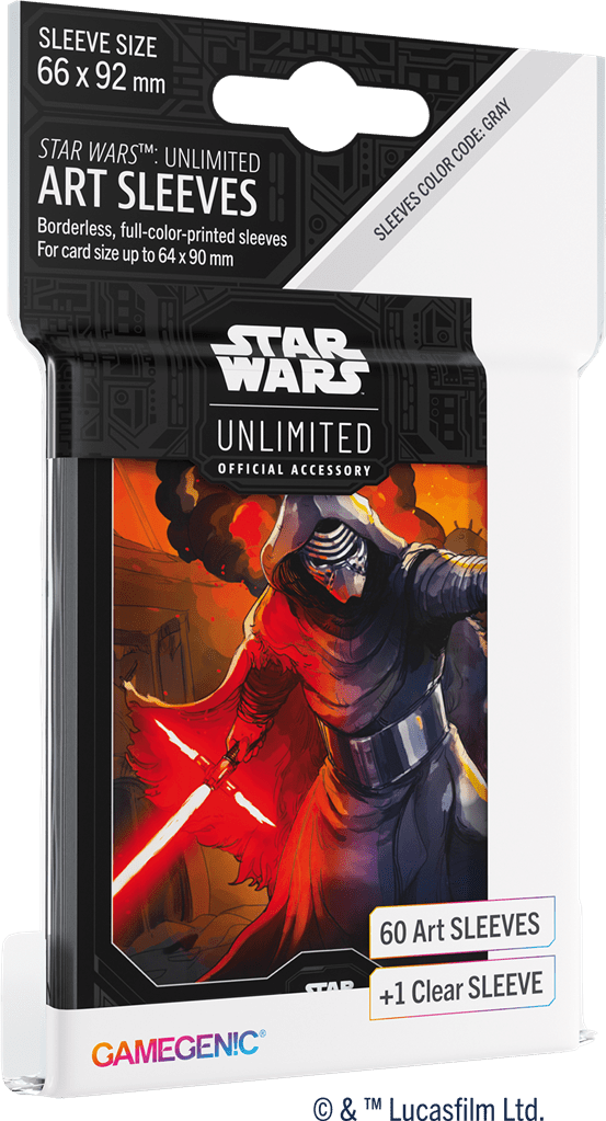 Découvrez le nouveau jeu de cartes à collectionner dans l'univers de Star Wars avec Sleeves Kylo Ren