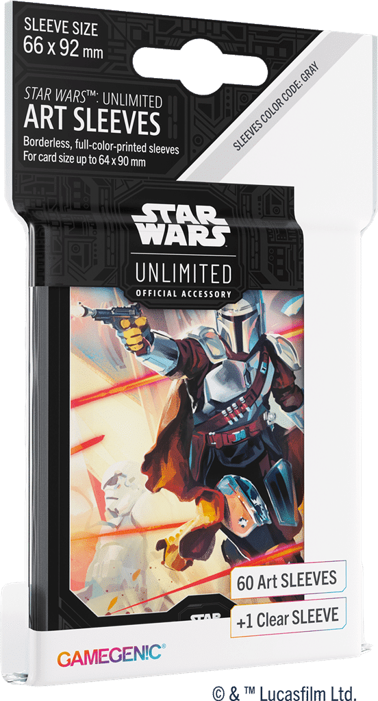 Découvrez le nouveau jeu de cartes à collectionner dans l'univers de Star Wars avec Sleeves Mandalorien