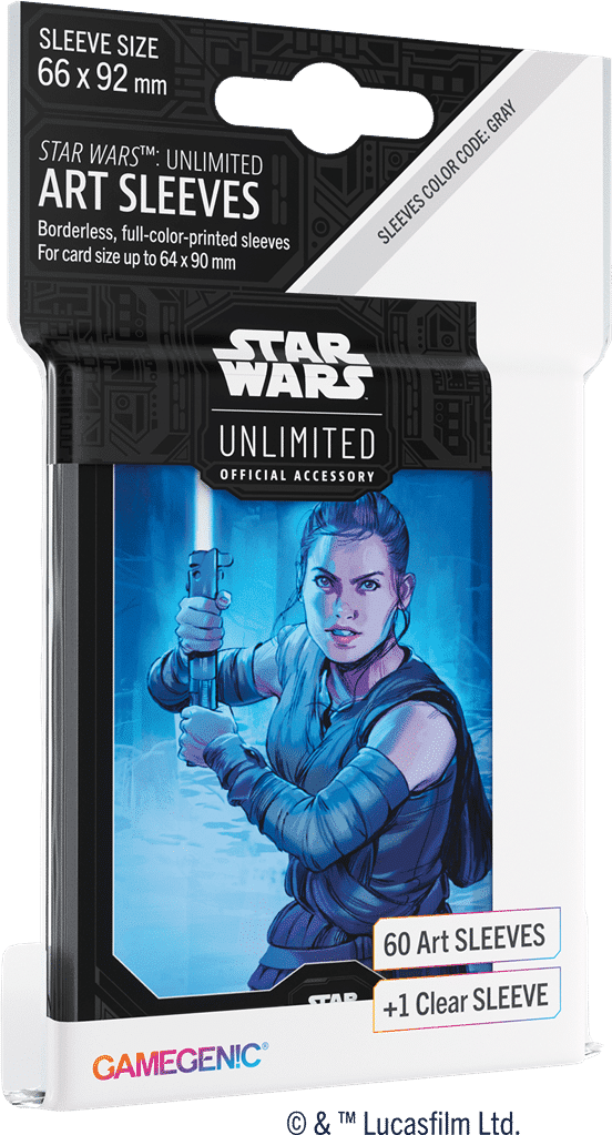 Découvrez le nouveau jeu de cartes à collectionner dans l'univers de Star Wars avec Sleeves Rey