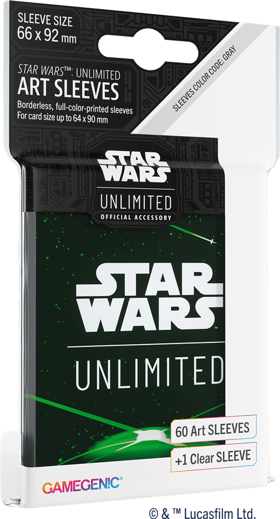 Découvrez le nouveau jeu de cartes à collectionner dans l'univers de Star Wars avec Sleeves Space Green