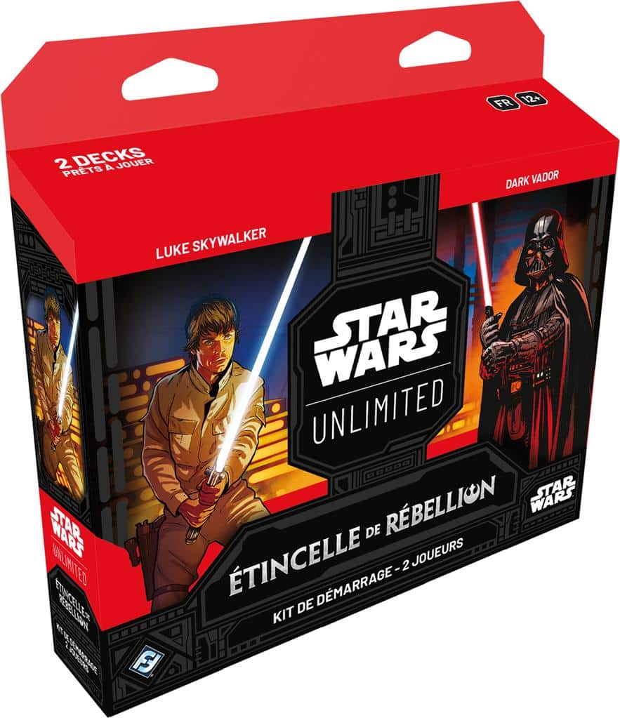 Découvrez le nouveau jeu de cartes à collectionner dans l'univers de Star Wars avec le Starter Etincelle de rebellion