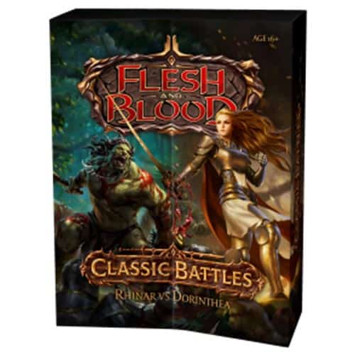 Rhinar vs Dorinthea est un starter 2 joueurs pour le superbe jeu de cartes Flesh and Blood