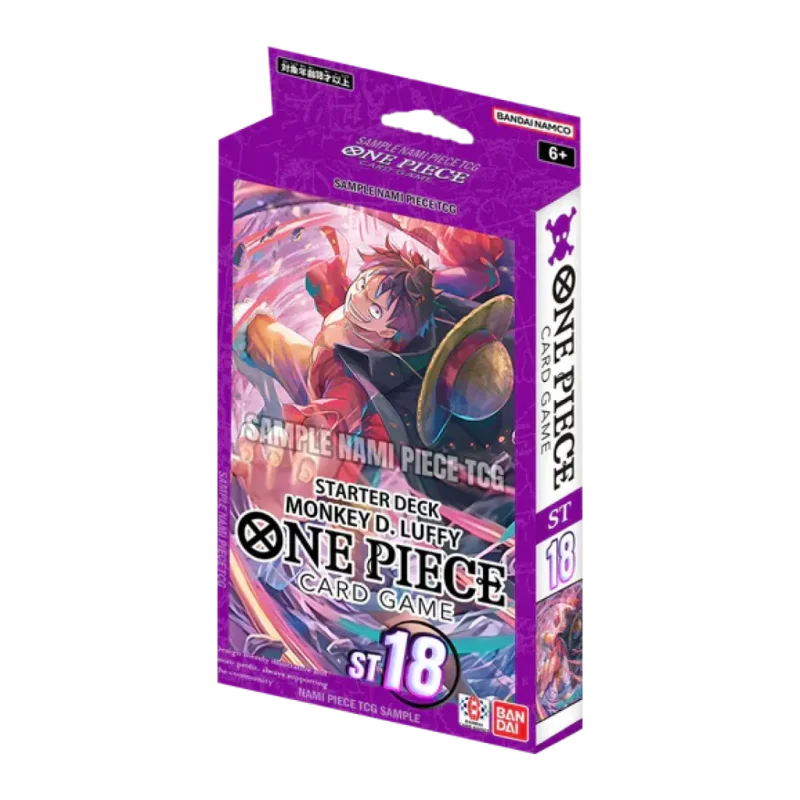 Découvrez le nouveau produit One Piece Starter deck ST18 un produit incontournable pour votre jeu de cartes favori