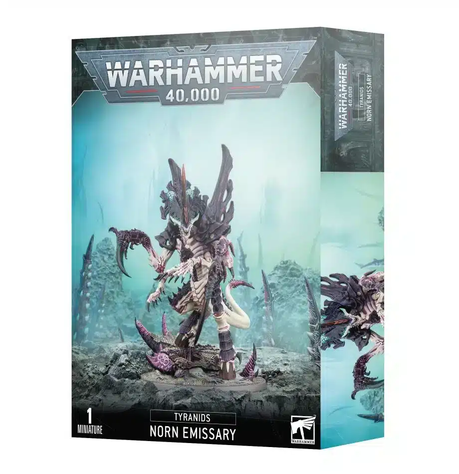 Découvrez les nouvelles sorties de Games Workshop avec la superbe Emissaire Norne Tyranids disponible dans votre boutique favorite