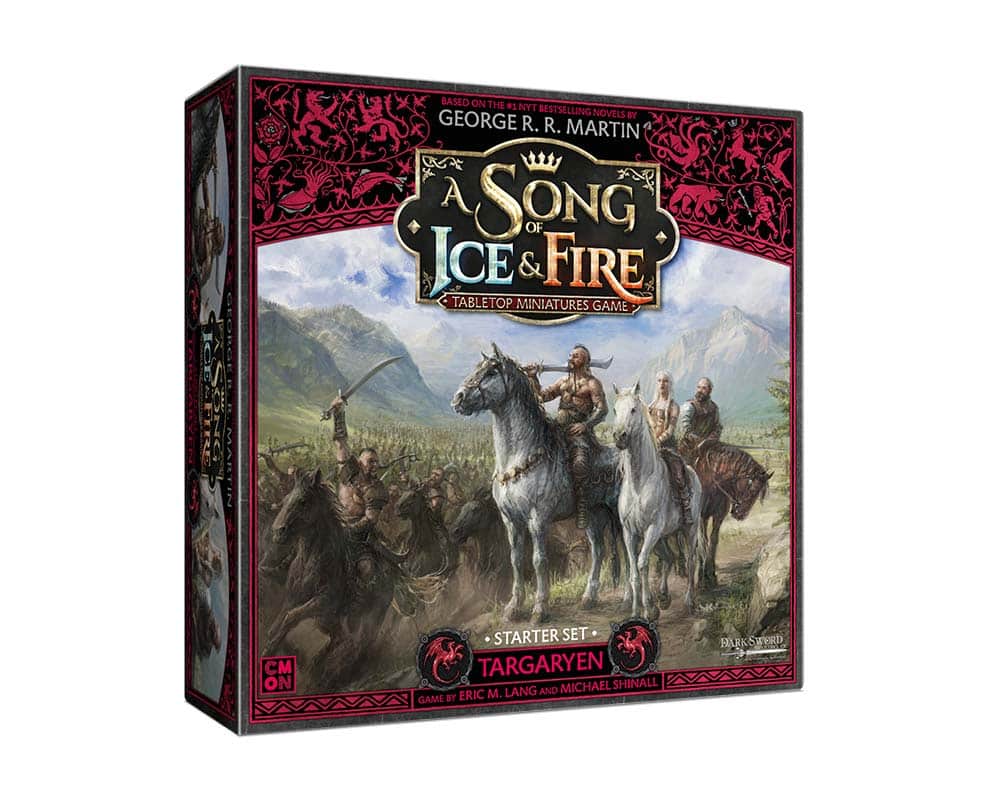 Le Starter Targaryen VF pour le jeu de figurines Trône de Fer offre aux joueurs une nouvelle faction à utiliser