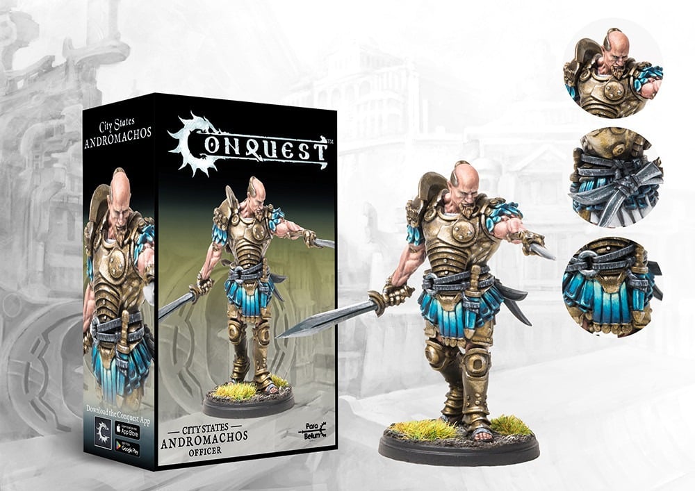 City States- Andromarchos est un superbe complement pour l' armée City States pour conquest the last argument of kings