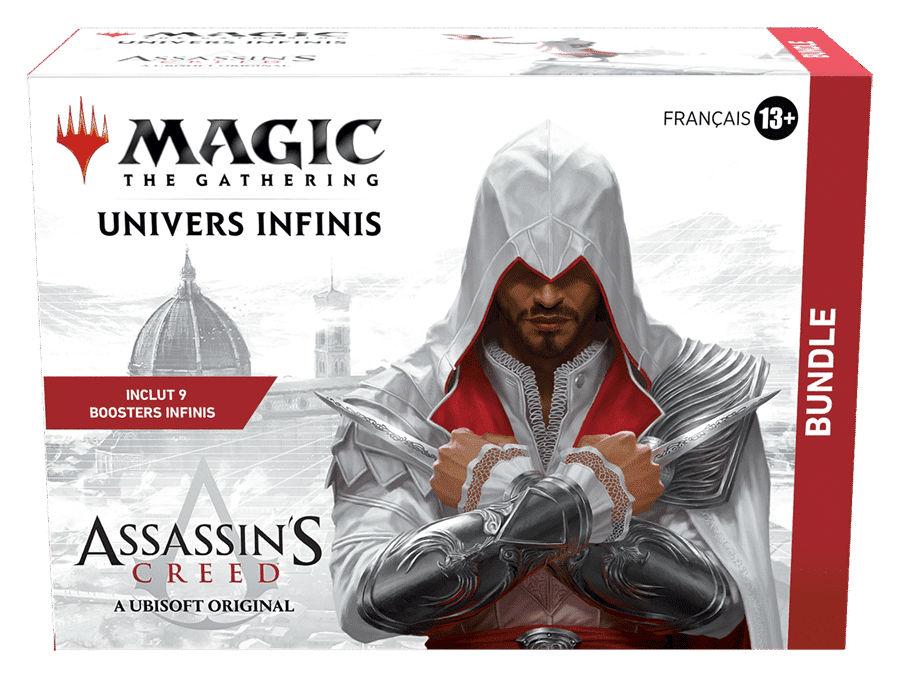 Découvrez la nouvelle extension de Magic avec Magic Assassin's Creed composé de cartes aux illustrations magnifiques et de super mécanismes