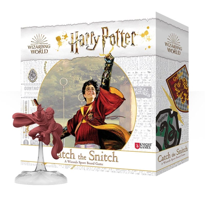 HARRY POTTER CATCH THE SNITCH est une nouvelle façon de jouer amusante dans l'univers d'Harry Potter avec de superbes figurines finement sculptées