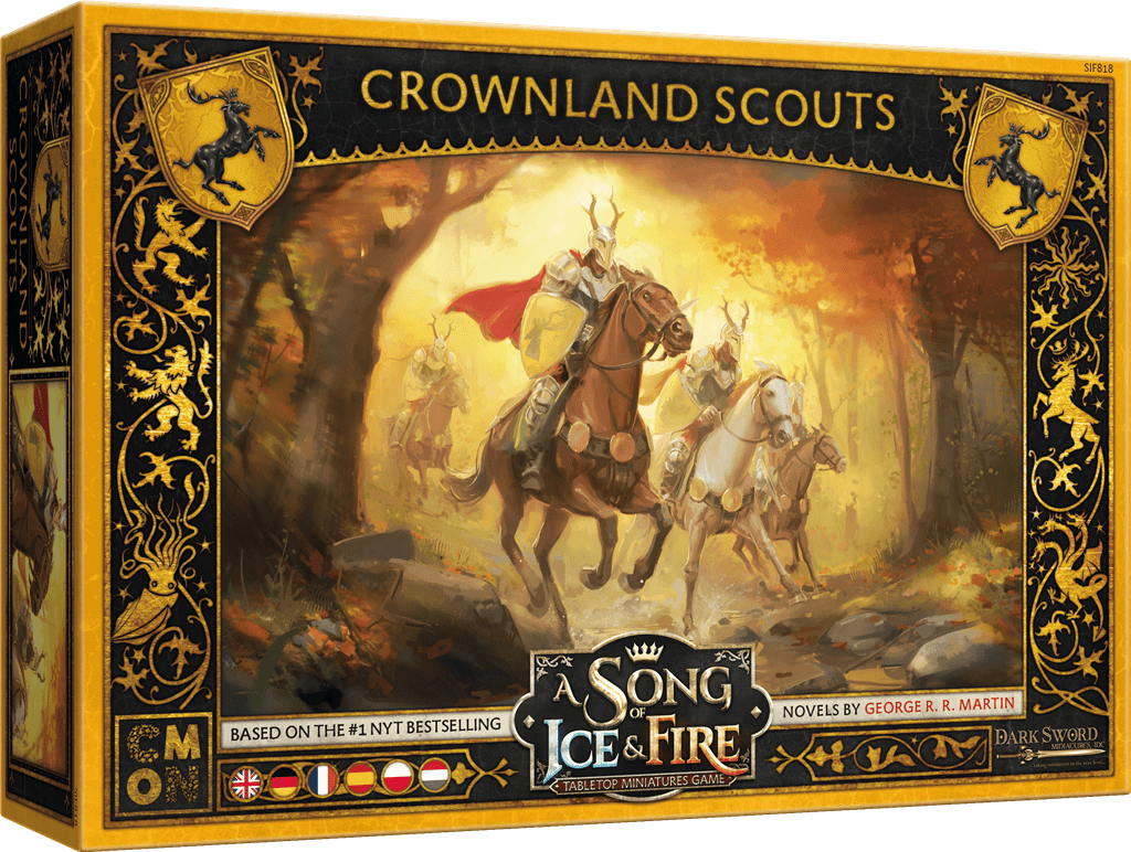 Eclaireurs des Terres de la couronne sont une nouvelle unité pour vos armées Baratheons du jeu A song of Ice and Fire miniatures Game