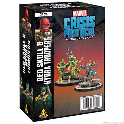 Retrouvez Red Skull et Hydra Troops dans ce nouveau kit pour votre jeu favori Marvel crisis Protocol le jeu de figurines