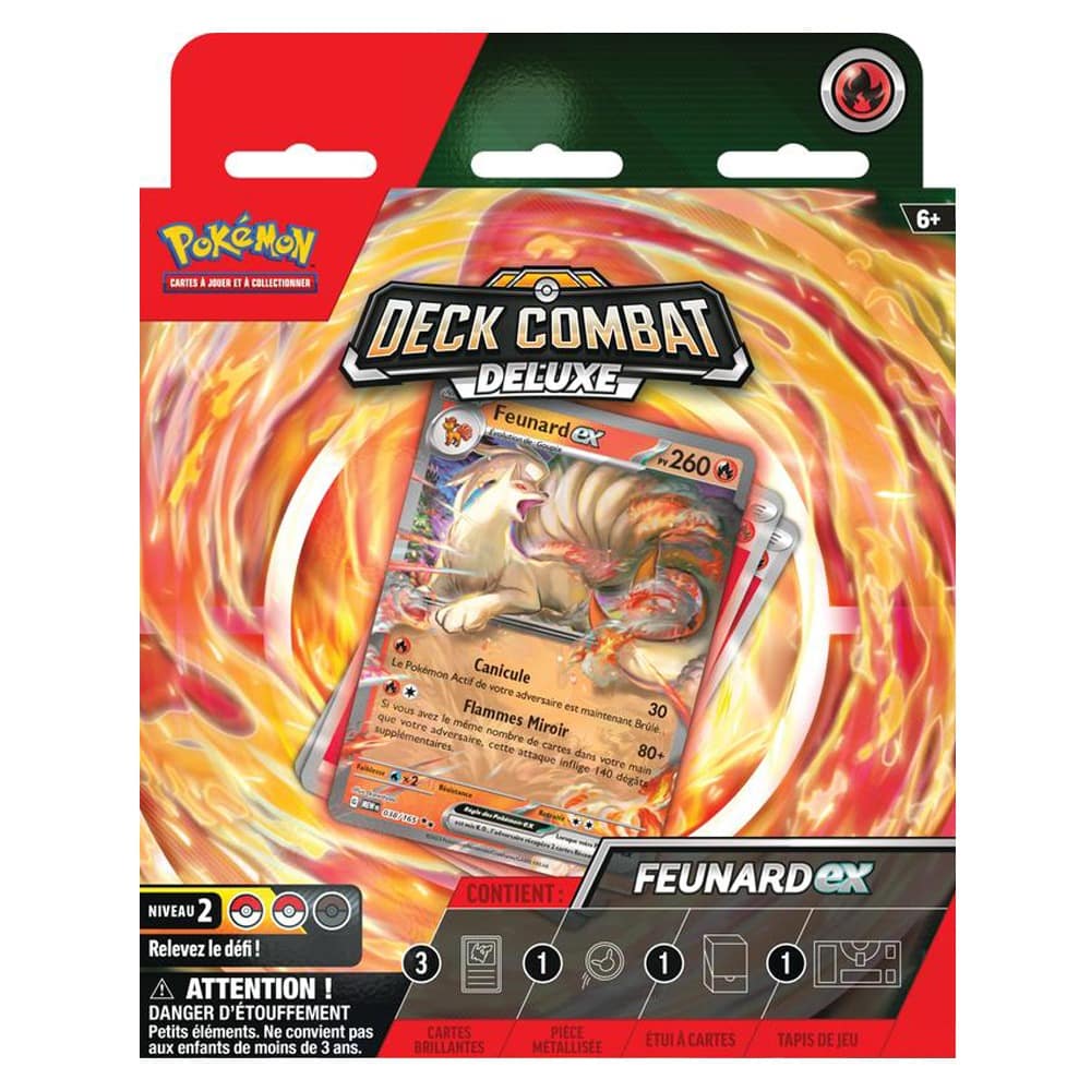 Découvrez la nouvelle édition de Pokemon Deck Combat Deluxe Feunard avec encore une fois des cartes superbes et de nouveaux mecanismes de jeux