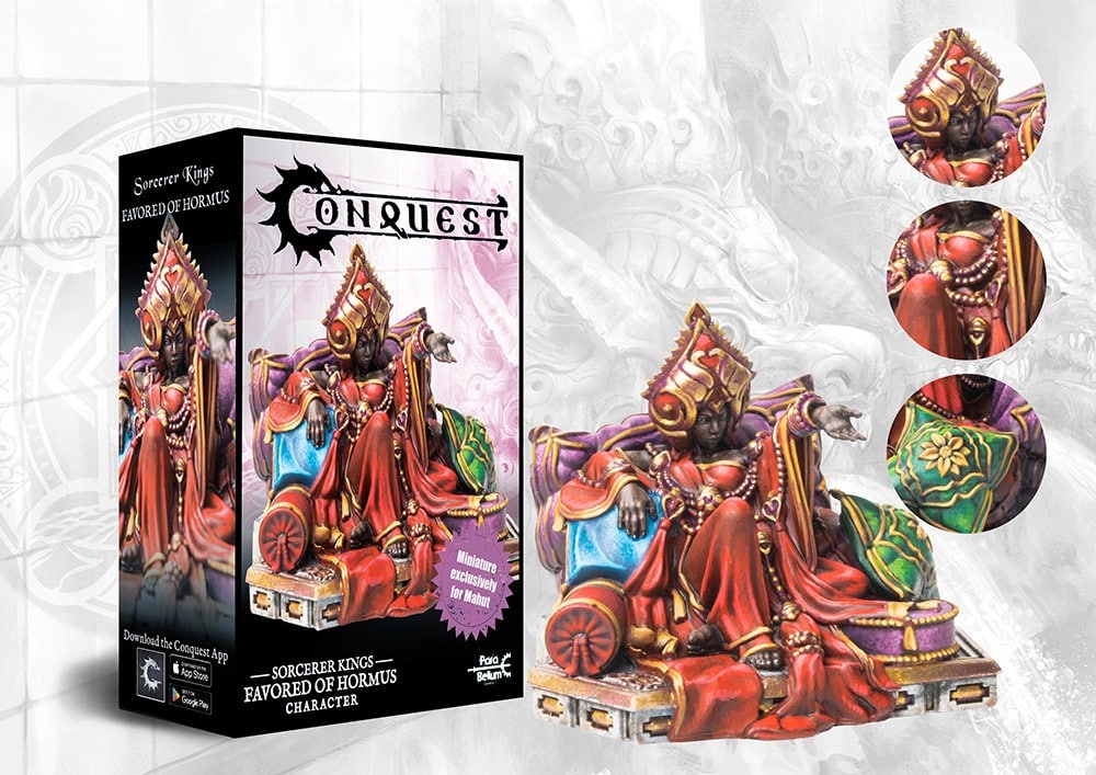 Conquest Sorcerer Kings - Favored Of Hormus une superbe figurine pour vos armées sorcerer kings