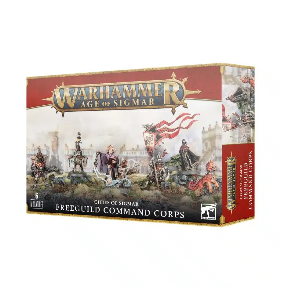 Decouvrez les nouveautées des cities of Sigmar avec Freeguild Command Corps