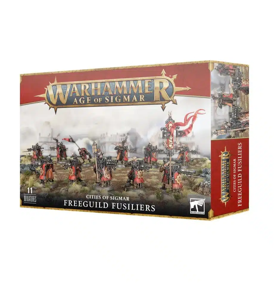 Decouvrez les nouveautées des cities of Sigmar avec Freeguild Fusilliers