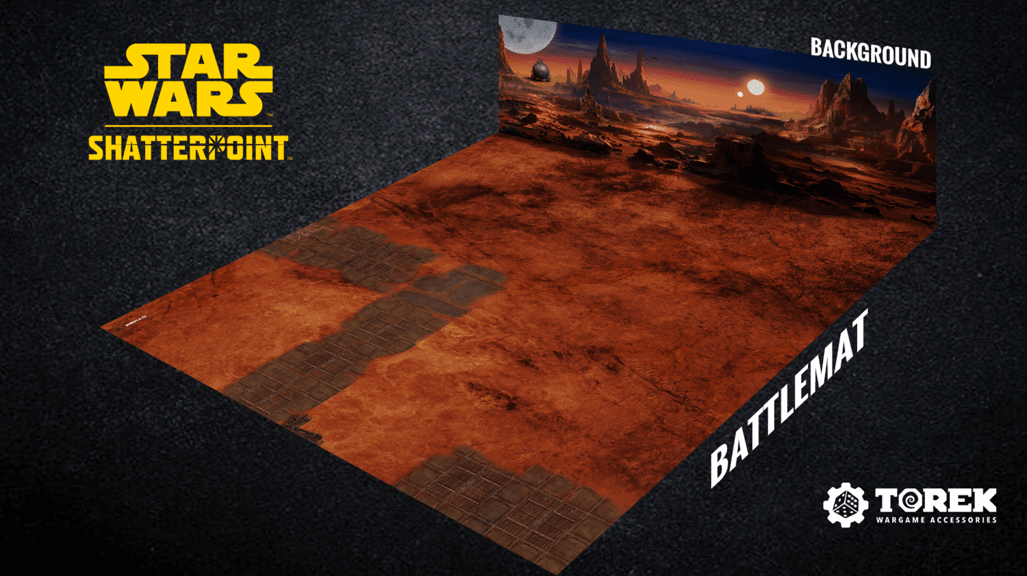 Shatterpoint Tapis Génosis qui vous permettra une immersion facile et rapide dans vos parties de Star Wars Shatterpoint