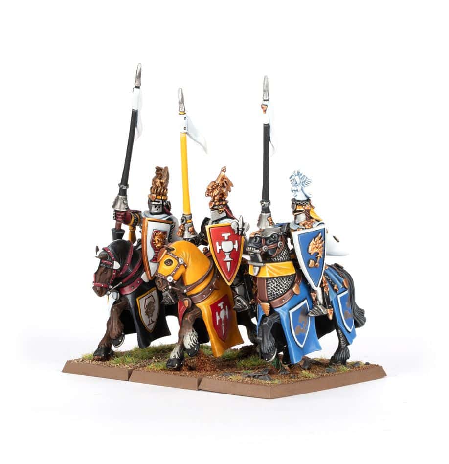 GRAIL KNIGHTS une unité lourde redoutable et emblématique pour les armées de Bretonnie dans le jeu Old World nouvelle version de Warhammer Battle