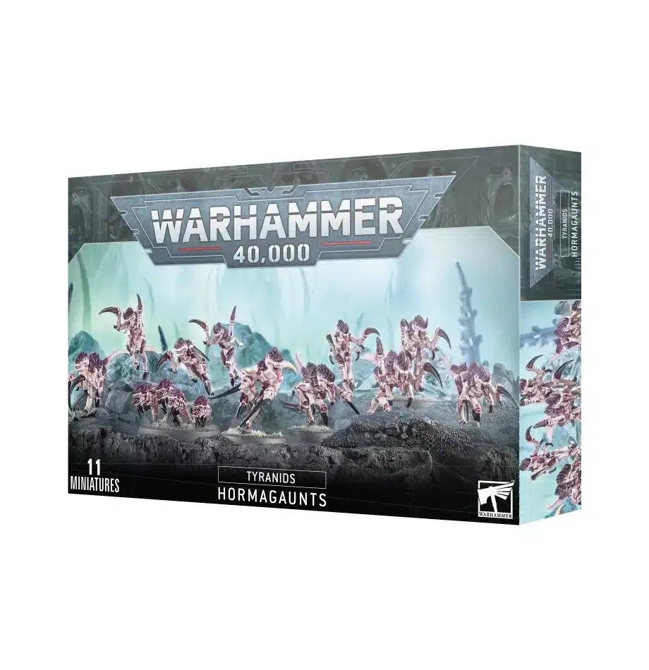 Découvrez les nouvelles sorties de Games Workshop avec les superbes Hormagaunts Tyranids disponible dans votre boutique favorite