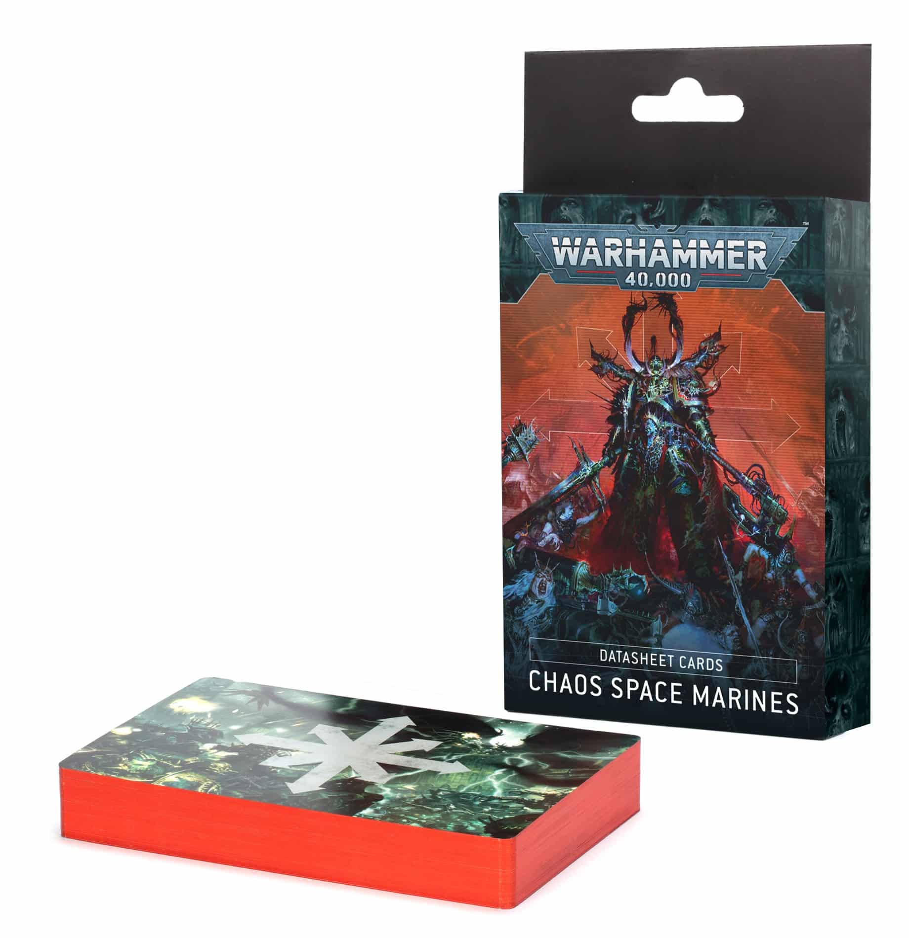 Découvrez les nouveautées de Games Workshop avec cette semaine les Cartes techniques Space Marines du Chaos