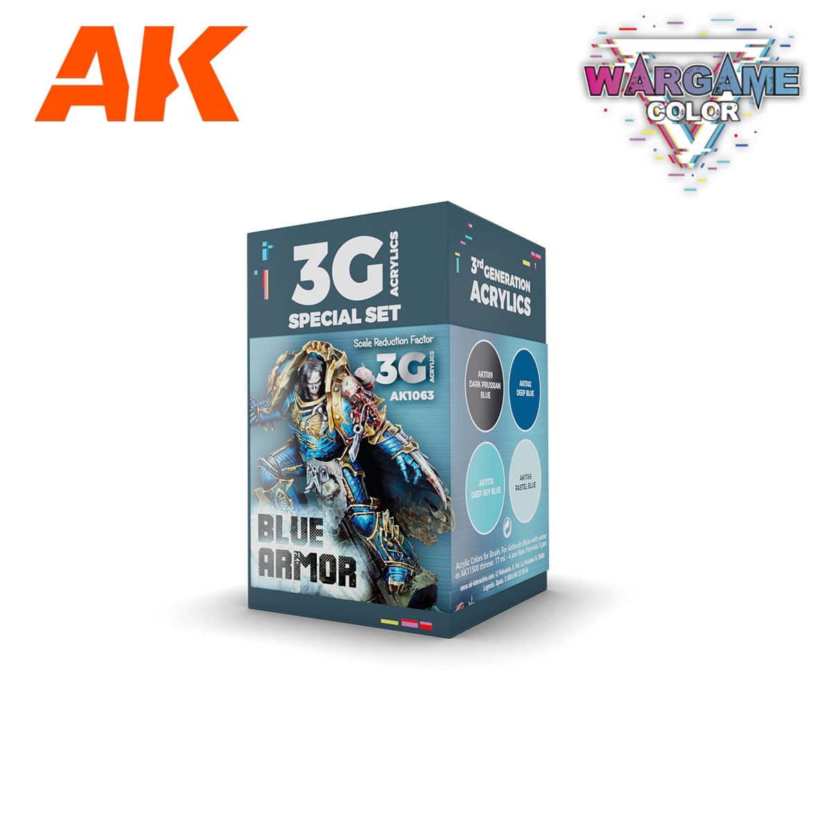 Maxireves a choisi pour vous ce superbe kit AK 3G Blue Armor afin que vous puissiez découvrir la magnifique gamme de set AK 3G