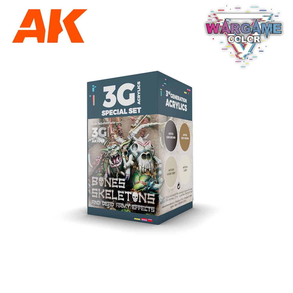 Maxireves a choisi pour vous ce superbe kit AK 3G Bones and Skeletons afin que vous puissiez découvrir la magnifique gamme de set AK 3G