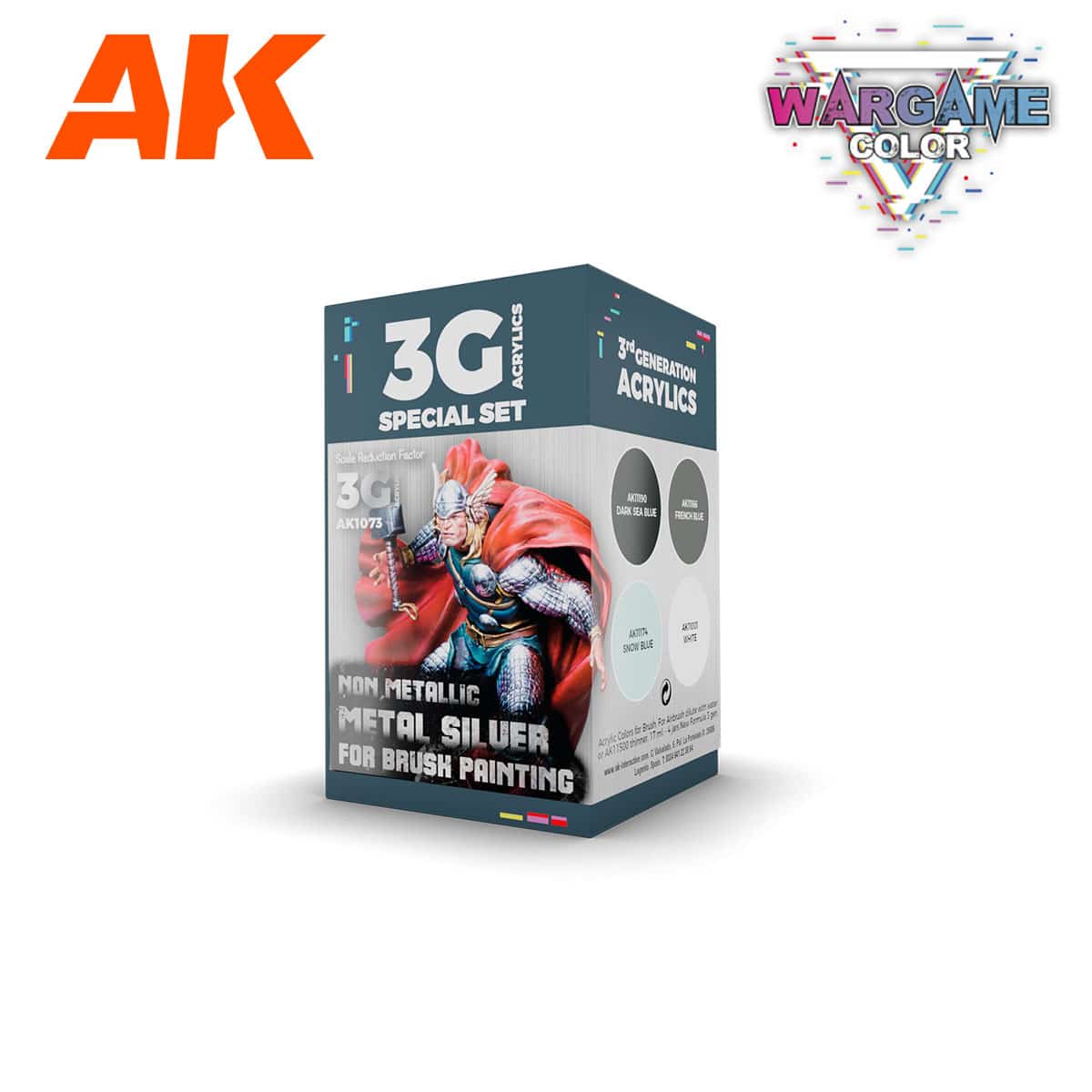 Maxireves a choisi pour vous ce superbe kit AK 3G NMM Silver afin que vous puissiez découvrir la magnifique gamme de set AK 3G