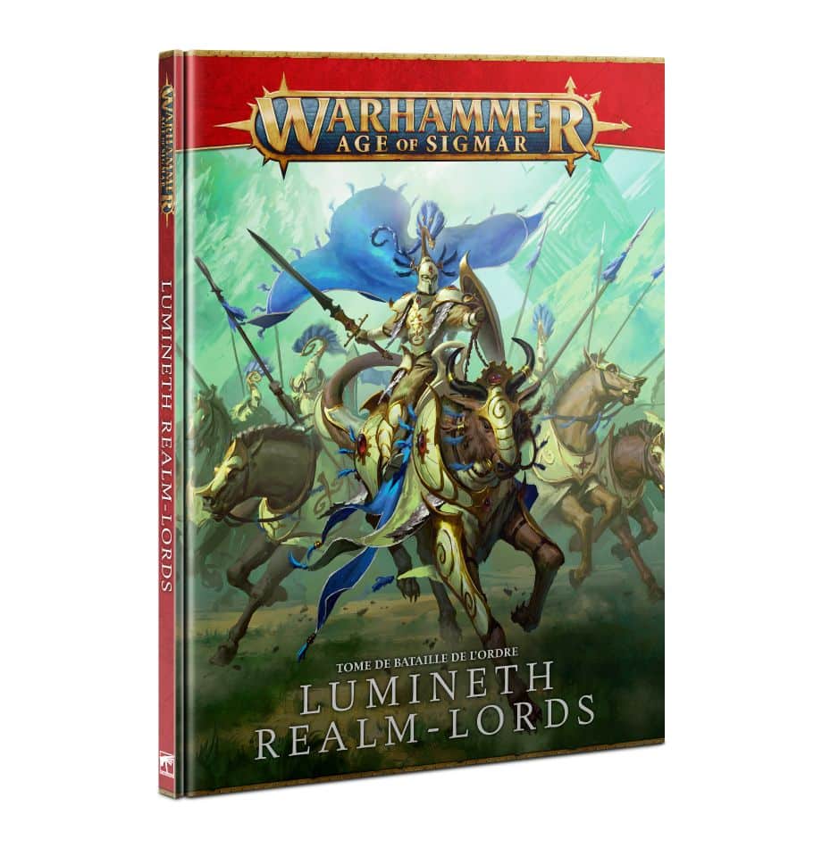 Ce battletome des Lumineth contient tout ce dont vous avez besoin pour guider les gardiens de Hysh lors de vos parties de Warhammer Age of Sigmar