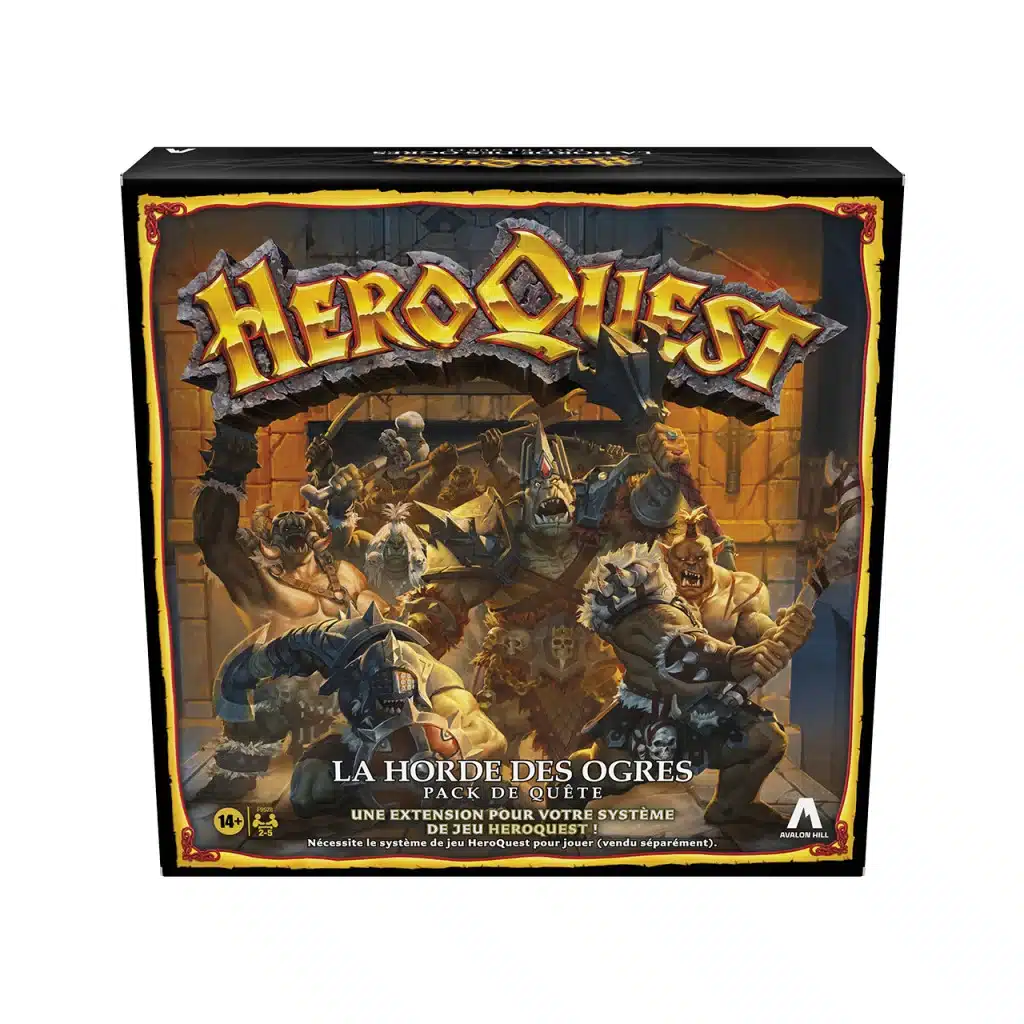 Heroquest La Horde des Ogres est la nouvelles extension pour le superbe jeu de figurines de notre enfance Heroquest sorti en 1990 et désormais réédité