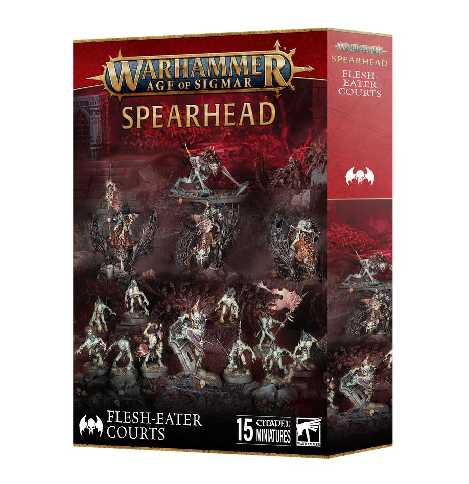 Découvrez la nouveauté Spearhead Flesh Eater Courts nouvelle Vanguard pour les armées Flesh Eater Courts à Age of Sigmar