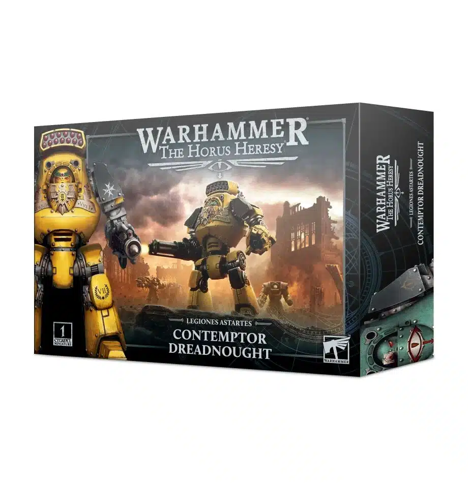 Dreadnought Contemptor permet d'assembler un impressionnant marcheur de combat disposant de nombreuses options d'armes