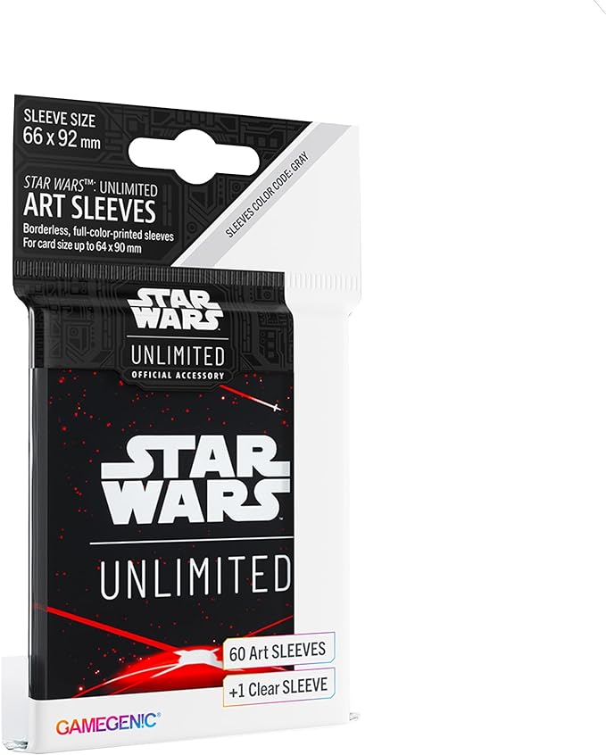 Découvrez le nouveau jeu de cartes à collectionner dans l'univers de Star Wars avec Sleeves Space Red 