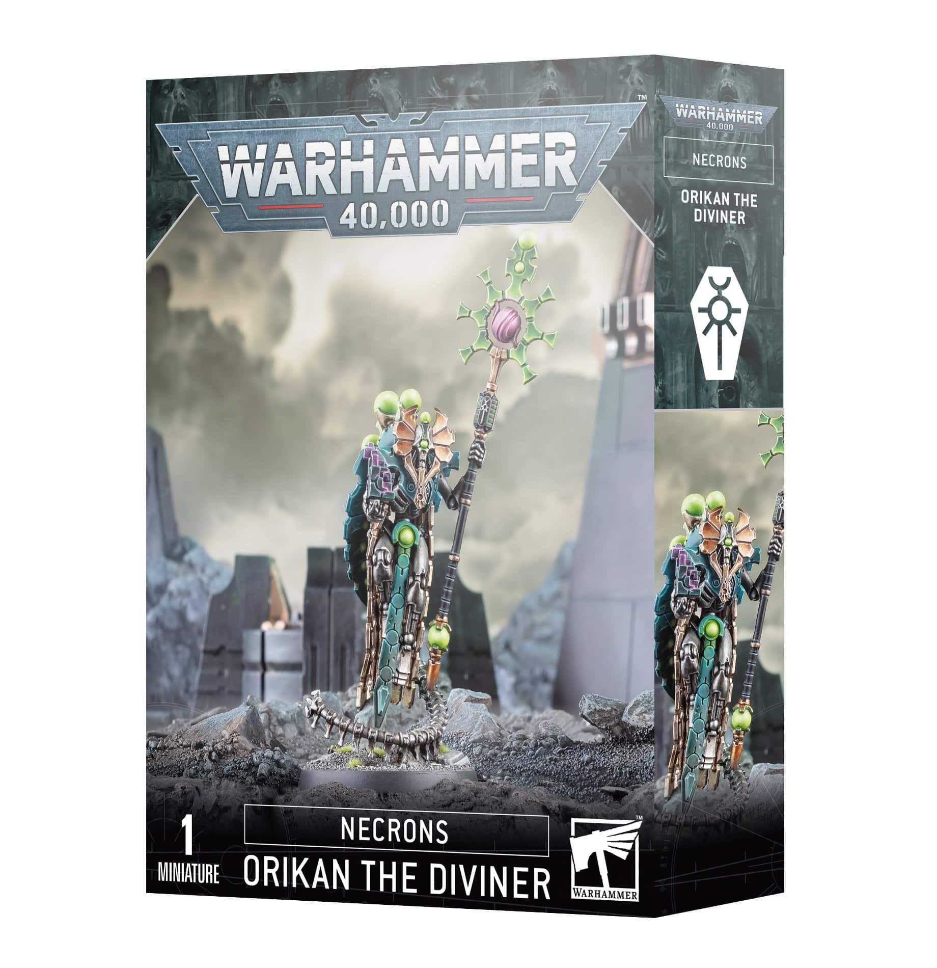 Découvrez les nouveautés de Games Workshop pour Warhammer 40k avec NECRON ORIKAN LE DEVIN