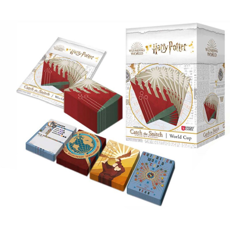 CATCH THE SNITCH - WORLD CUP EXPANSION est une nouvelle façon de jouer amusante dans l'univers d'Harry Potter avec de superbes figurines finement sculptées