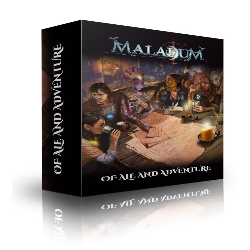 Maladum: Ale & Adventure Expansion – Dungeon Crawler Board Game For D&D / HeroQuest Fans (Ages 14+)