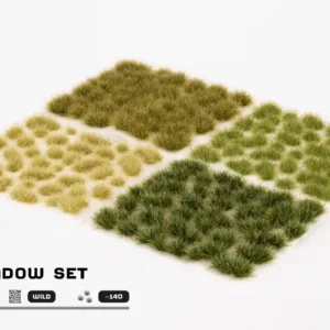 Green Meadow Set est un superbe set de touffes et ou de fleurs pour créer des socles idéalement texturés avec des couleurs realistes