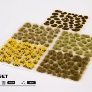 Highland Tuft Set est un superbe set de touffes et ou de fleurs pour créer des socles idéalement texturés avec des couleurs realistes