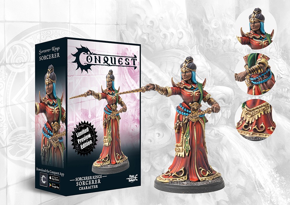 Conquest Sorcerer Kings - Sorcerer est une superbe unité pour la nouvelle armée pour conquest the last argument of kings peuplée de djinns et autres creatures fantastiques