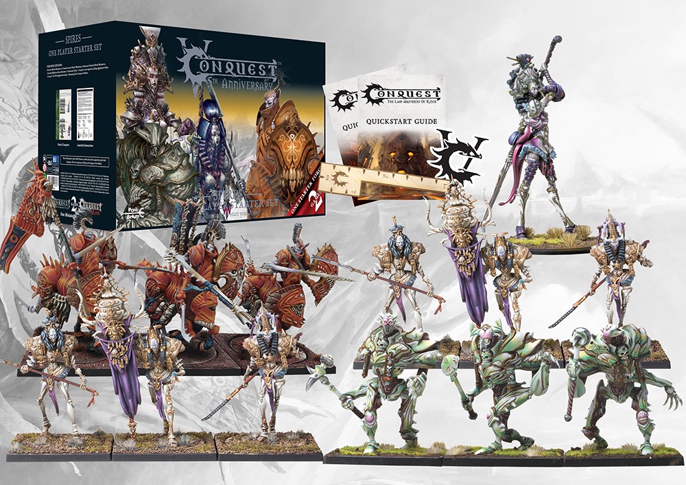 Conquest Spires Starter Set est un superbe complement pour l' armée Spires pour conquest the last argument of kings