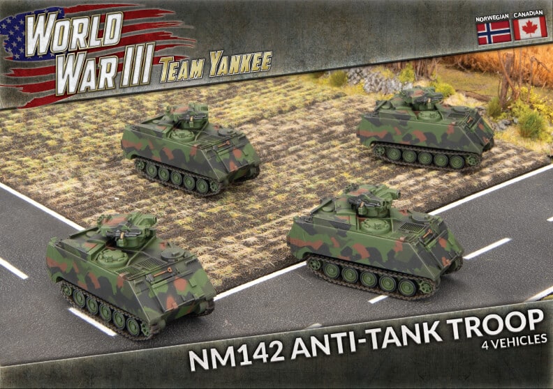 Norwegian NM 142 Anti-Tank est nouvelle unité pour les armées nordiques pour le jeu de figurines Team Yankee