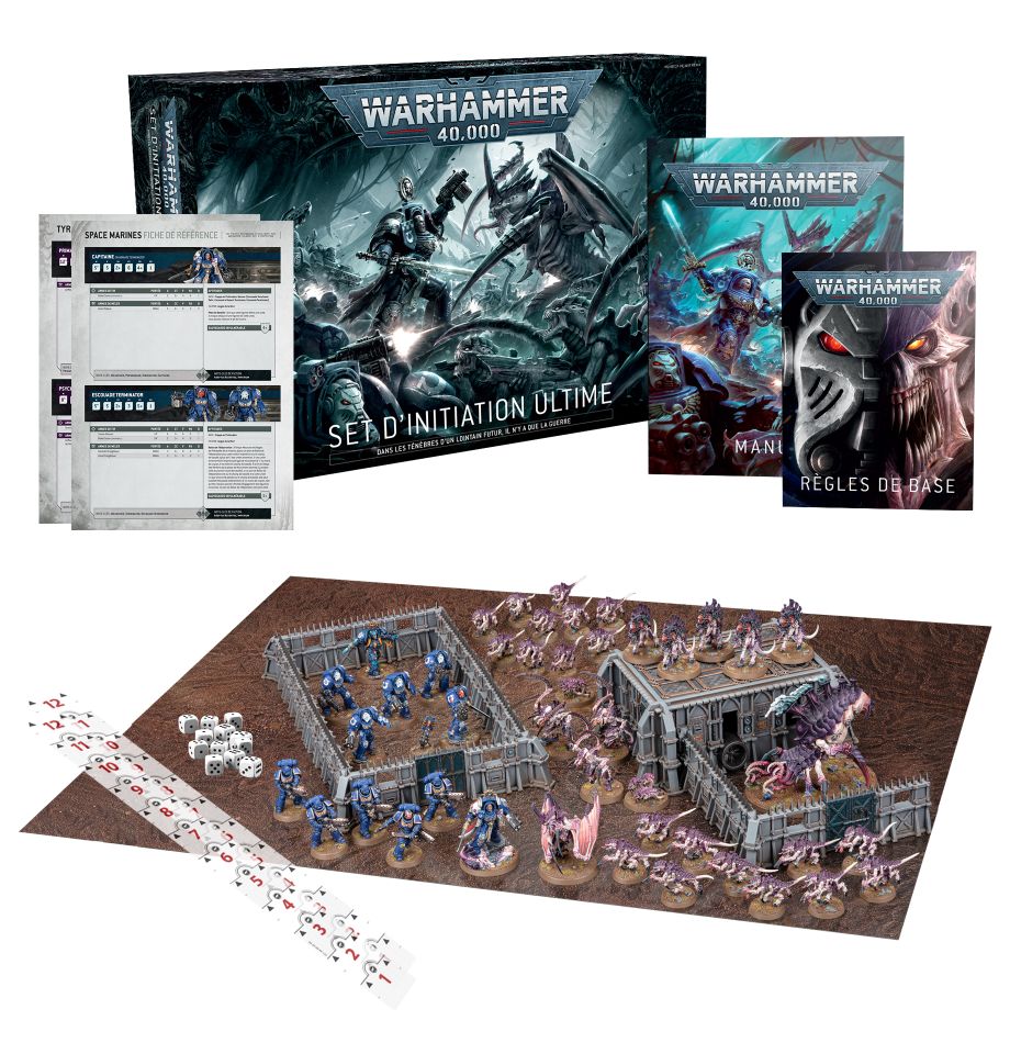 Découvrez la superbe nouveauté de Games Workshop avec le Warhammer 40K Ultimate starter set un moyen simple pour débuter à Warhammer 40k