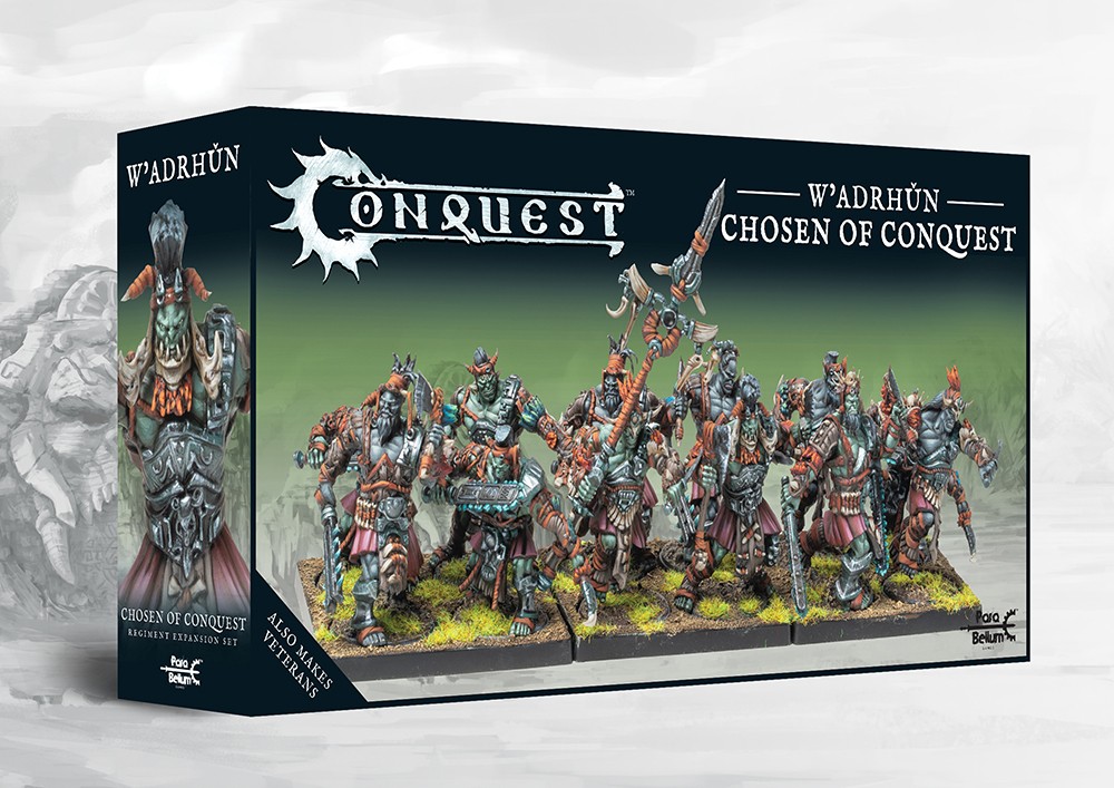 Les Chosen Of Conquest sont une nouvelle unité d'élite pour les W'adrhun pour notre jeu favori the Last Argument of kings