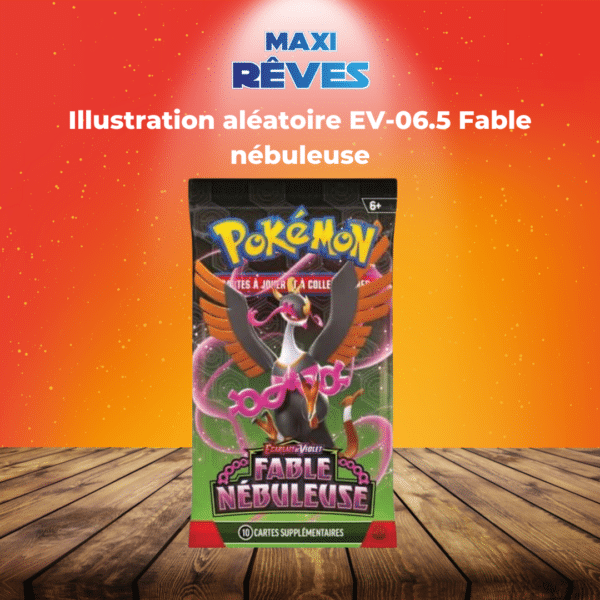 Pokemon booster EV6.5 est un moyen simple et original de collectionner votre série préféré , tous les boosters sont sortis de displays ou de coffrets