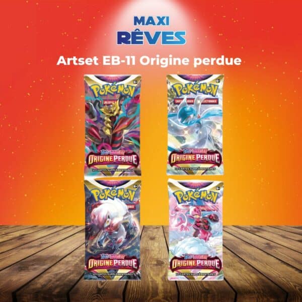 Pokemon Artset EB11 est un moyen simple et original de collectionner votre série préféré , tous les boosters sont sortis de displays ou de coffrets