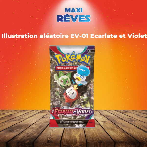 Pokemon booster EV01 est un moyen simple et original de collectionner votre série préféré , tous les boosters sont sortis de displays ou de coffrets