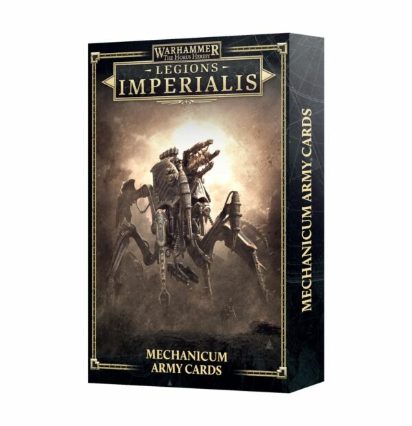 Mechanicum Army List Card est la superbe nouveautée de Games Workshop pour le jeu Legion Imperialis , une version epic d' Horus heresy