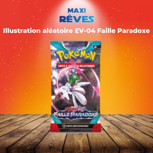 Pokemon booster EV04 est un moyen simple et original de collectionner votre série préféré , tous les boosters sont sortis de displays ou de coffrets