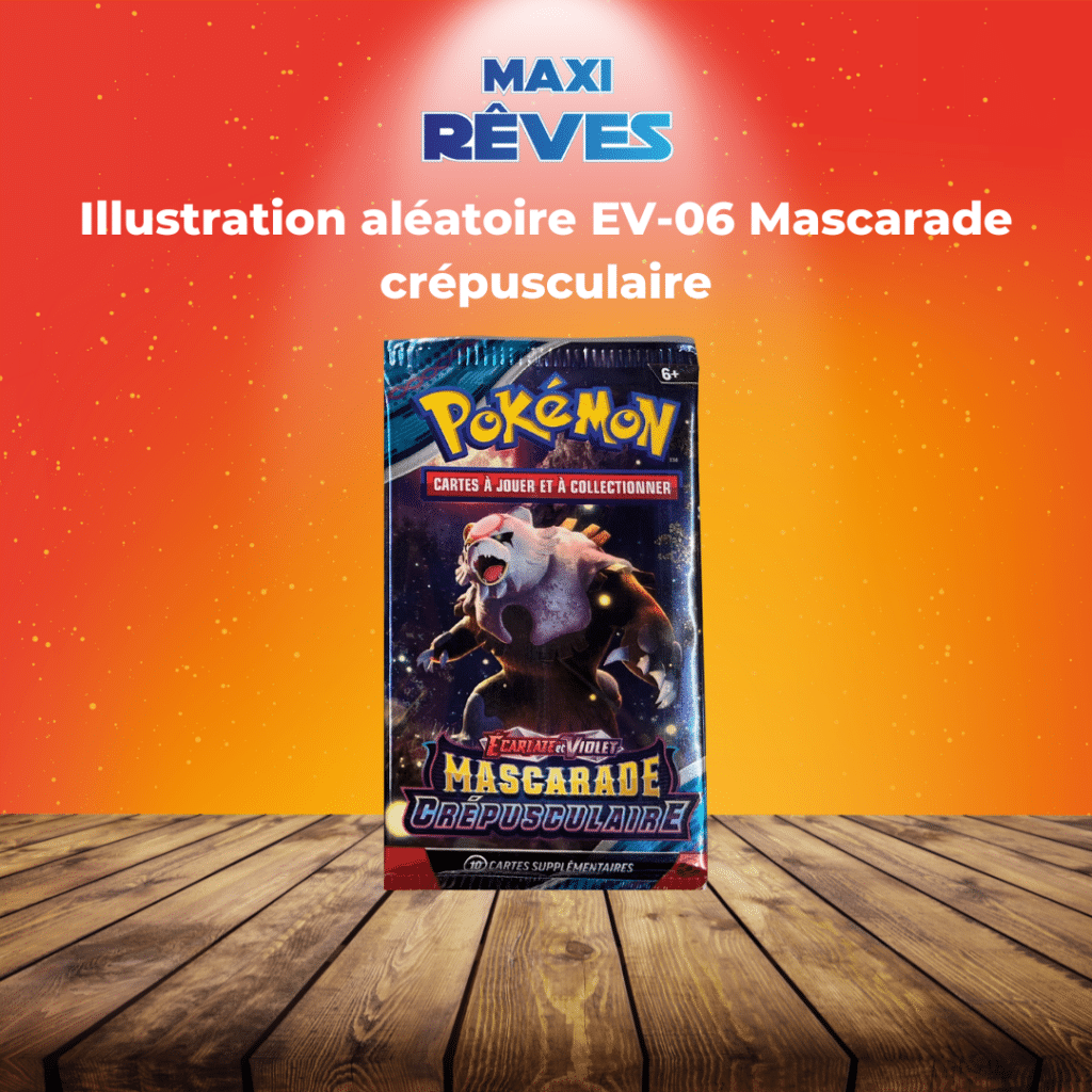 Pokemon booster EV06 est un moyen simple et original de collectionner votre série préféré , tous les boosters sont sortis de displays ou de coffrets