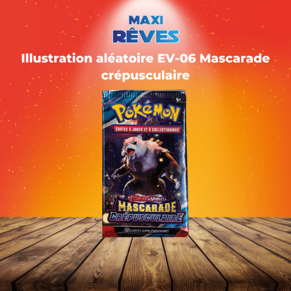 Pokemon booster EV06 est un moyen simple et original de collectionner votre série préféré , tous les boosters sont sortis de displays ou de coffrets