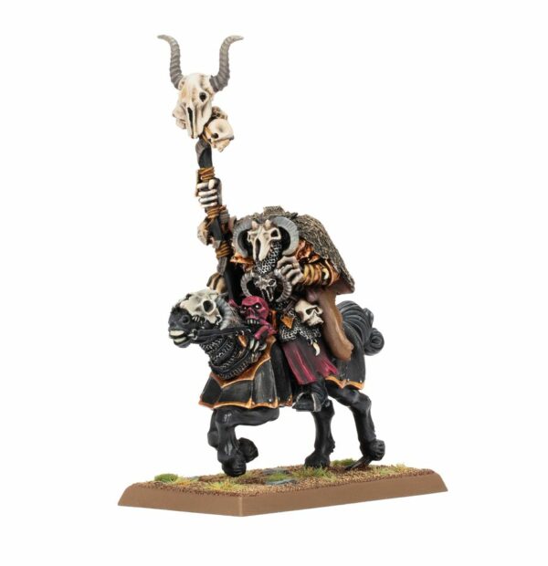 Sorcerer of Chaos est l'une des unités emblématiques des armées de guerriers du Chaos pour le jeu Warhammer Old World de Games Workshop